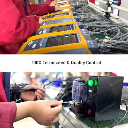 patch cord üretim hattı ve testi